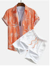 Casual Suit | 3D Digital Printing | Short Sleeve