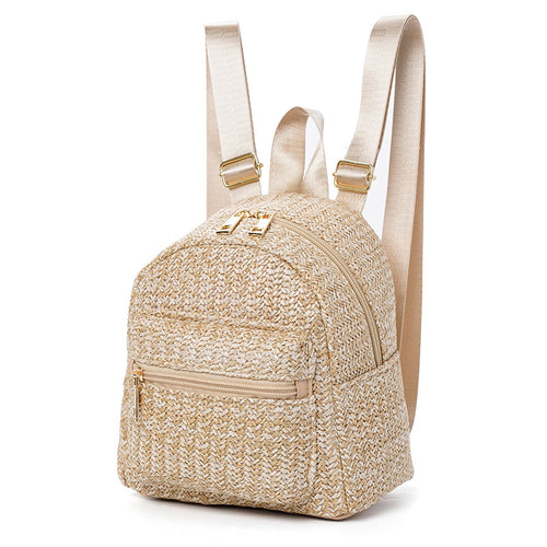 Ethnic Double Layer Zipper | Casual Cool Backpack