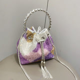European And American | Shiny Diamond Handbag For Women