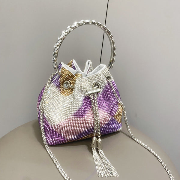 European And American | Shiny Diamond Handbag For Women