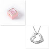Personalized Love Heart Pendant Necklace Women Customized Name Engraving Necklace