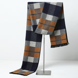 Simple Plaid Warm Keeping | Artificial Cashmere Scarf