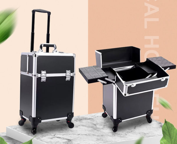 Large-capacity | Make-up And Make-up Artist Trolley Storage Toolbox
