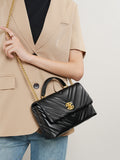 Women's Cowhide Diamond Chain | Square Shoulder bag
