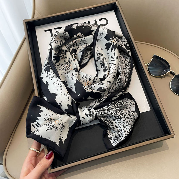 Fashionable Stylish Artificial Silk Ornament Scarf Hair Band