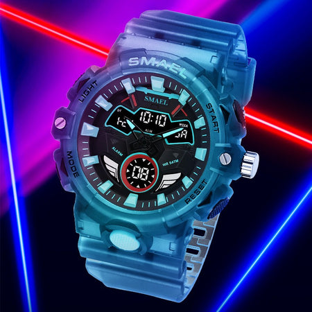 Multifunctional Silicone Electronic Watch Waterproof