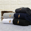 Men's Socks Four Seasons | Pure Cotton Embroidery