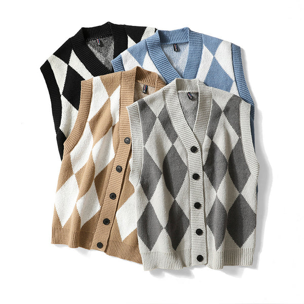 Autumn And Winter | Leisure Men's V-neck Sweater | Woolen Vest